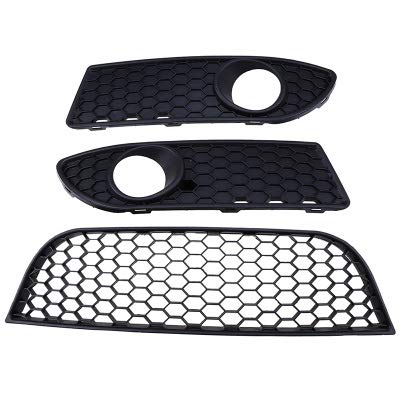 Bumper Foglight Grille Cubierta De La Lámpara De Luz De Niebla Del Coche Inferior Del Parachoques Rejilla Fit For VW Polo 9N3 MK4 2005-2009 Cirugía Estética Niebla Del Coche De Las Piezas De La Lámpar