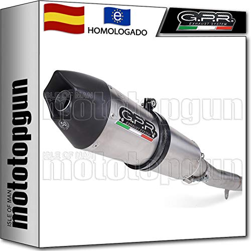 gpr doble escape homologado gp evo4 titanium compatible con yamaha fjr 1300 e4 2017 17 2018 18