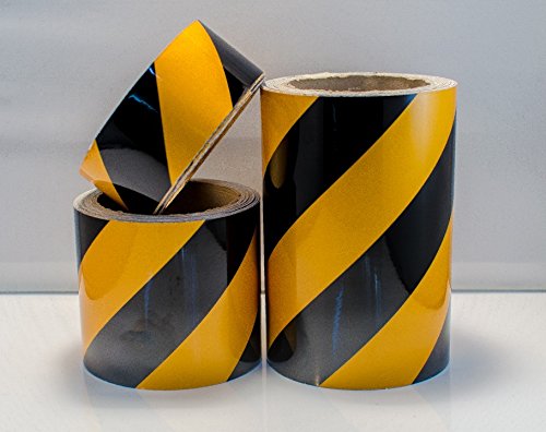 HAZARD WARNING REFLECTIVE TAPE (15cm x 10 meters ref. 331193)