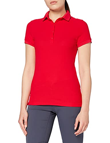 Helly Hansen W Crewline Polo, Mujer, Rojo, M