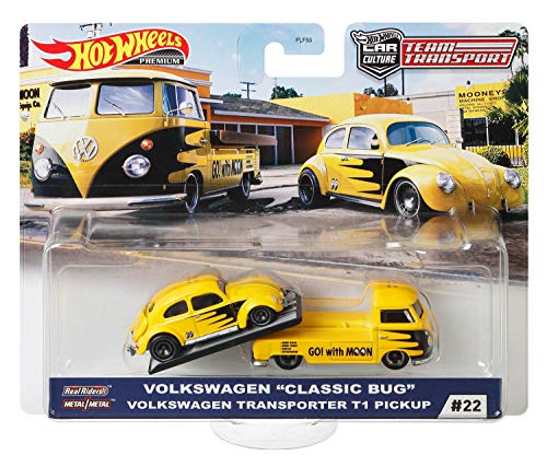 Hot Wheels GJT42 Car Culture Team Transporte Volkswagen Classic Bug & Transporter T1 Pickup #22