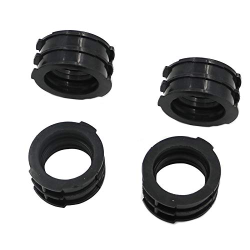 Jiuyue-shoes, FJY-PIÈCES, Ingesta 4pieces Motocicleta carburador Carb Manifold Joint Boots Set for Y-Amaha VMAX 1200 VMAX 1200 VMX1200 1985-2007 1986