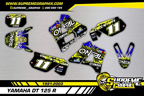 Kit Adhesivos Mate Yamaha DT 125 R 1991 2003 ADESIVI Sticker KLEBER AUFKLEBER