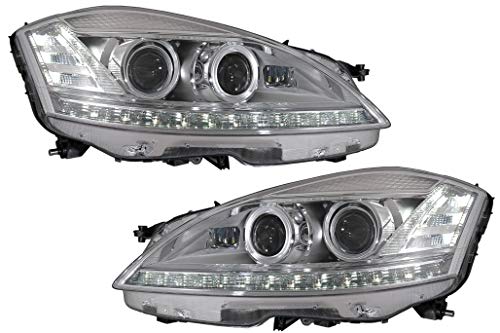 KITT HLMBW221FW L E D Faros delanteros 2005-2009 con luces dinámicas secuenciales