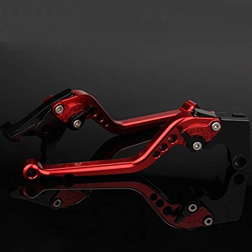 LIBEI Manetas Moto Rombo 3D Motocicleta Ajustable Palanca del Freno de Embrague en Forma for Yamaha YFM 700 Raptor 700R en Forma for el Raptor 700 YFM700 2008-2017 2009 2010 2011 maneta Embrague Moto