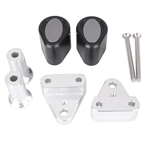 Lijincheng CNC Aluminio Marco Slider Shock Protector Guard para Yamaha XJR1300 1998 1999 2000 2001 2002 2003 2004 2005 2006 2007 2008 (Color : Gris)