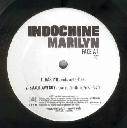 Marilyn (x6+ Smalltown Boy Live Au Zenith De Paris) (2MAX) [Vinyl Single]