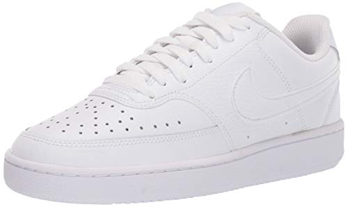 Nike Court Vision Low, Sneaker Mujer, White/White-White, 39 EU
