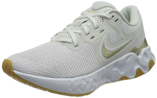 Nike Wmns Renew Ride 2, Zapatillas para Correr Mujer, Platinum Tint Mtlc Gold Star White Gum Lt Brown, 41 EU