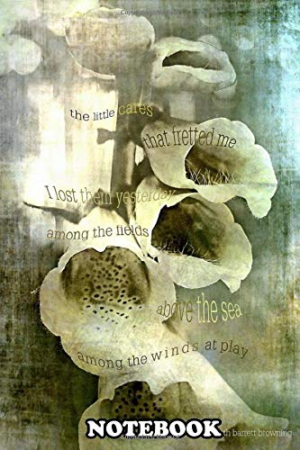 Notebook: The Cascading Effect Of The Foxglove Flowers Really Imp , Journal for Writing, College Ruled Size 6" x 9", 110 Pages