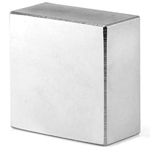 Nrpfell N52 1Pcs ImáN de Bloque 50X50X30 Mm SúPer Fuertes Imanes de Tierras Raras ImáN de Neodimio