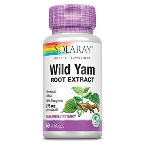 Solaray Wild Yam 275mg | Ñame Silvestre | 60 VegCaps