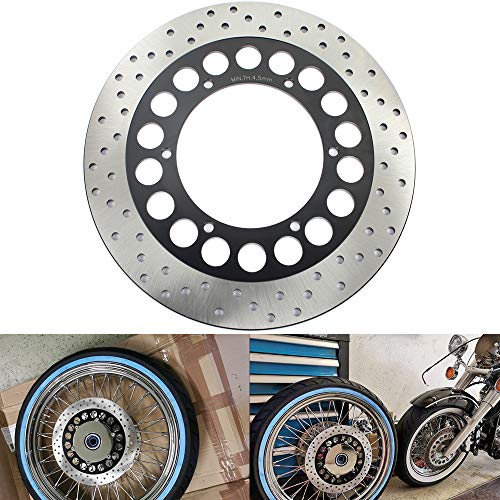 TARAZON Rotor Disco de Freno Delantero para Yamaha XVS 650 V-Star Classic A V-Star Custom Midnight Silverado/XVS 400 Dragstar/XV 535 Virago 1995-2003