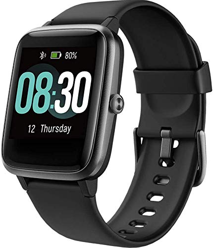 UMIDIGI Reloj Inteligente Uwatch3 Smartwatch 5ATM Impermeable con Cronómetro Pulsera Actividad Inteligente Reloj de Fitness con Podómetro Smartwatch Mujer Hombre niños para iOS y Android [Nergo]