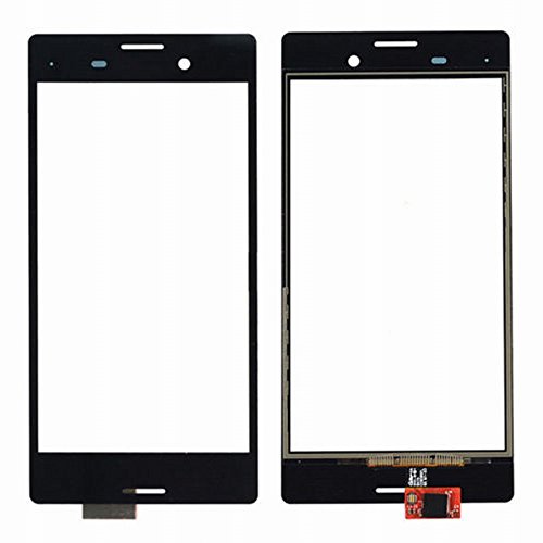 WeDone para Sony Xperia M4 Aqua E2303 E2333 E2353 Pantalla Táctil Digitalizador Vidrio(Sin LCD) Reemplazo y Herramientas (Negro)