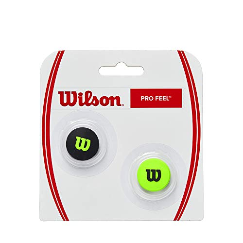 Wilson Pro Feel Blade Amortiguador de vibraciones, Paquete de 2, Negro/Verde, WR8405901001