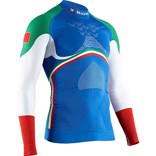 X-Bionic Camiseta Ml C/Alto Energy Accumulator 4.0 Patriot Azul