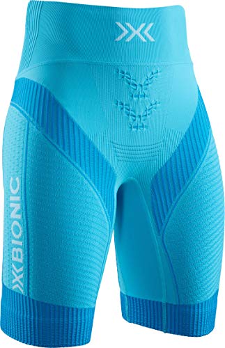 X-Bionic Effektor 4.0 Run Shorts, Mujer, tuqoise/Arctic White, XL