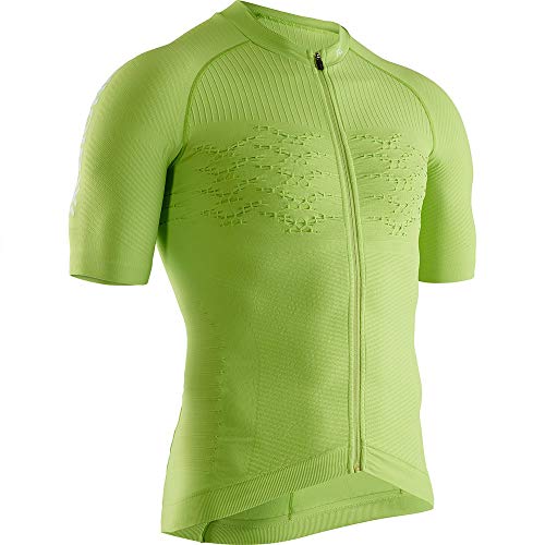 X-Bionic M/C Effektor G2 Bike Zip Maillot, Hombre, Verde, S