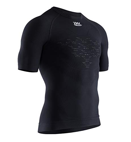 X-Bionic M/C Energizer Mk3 Round Neck Camiseta, Hombre, Negro, S