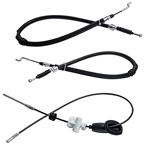 XINLIN Ruderude 3X Cable de Freno de Mano Adaptado para VW Transporter T4 7D, 70x, 70xa